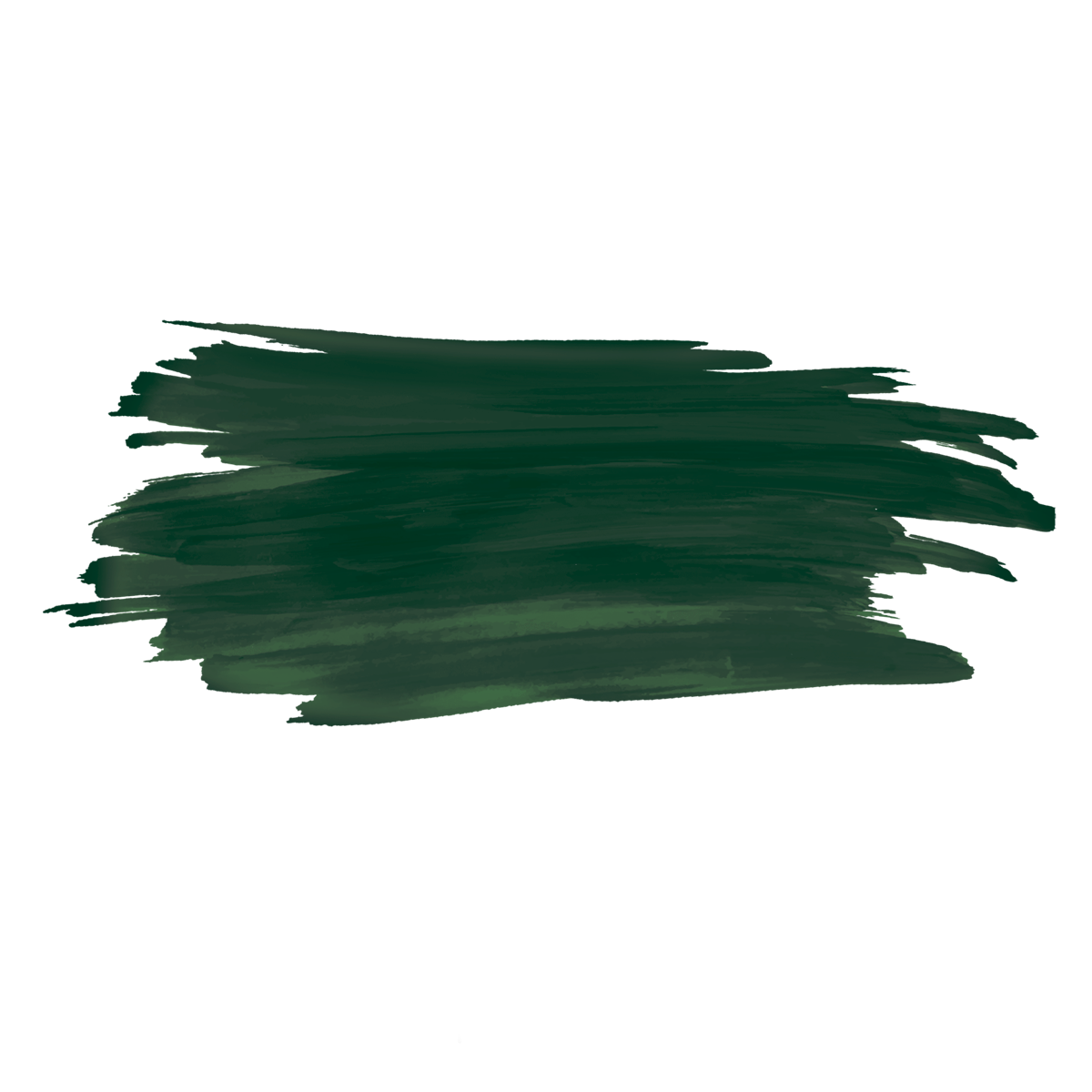 Pincel verde decorativo